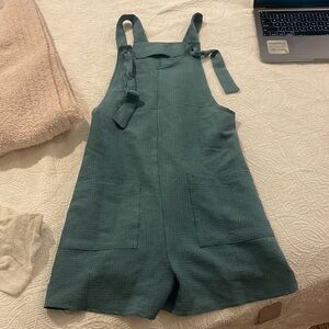 Emery rose romper sage green
